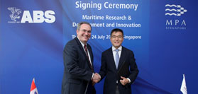 ABS and MPA signed MOU to collaborate on maritime R&D