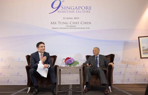 Dialogue session with Mr Tung Chee Chen moderated by Mr Andreas Sohmen-Pao