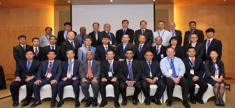 Group photograph with Marine Accident Investigators from 14 maritime administrations at MAIFA 2015